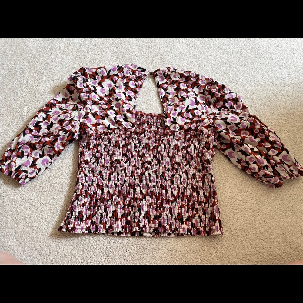 Maeve by Anthropologie flower top - size large